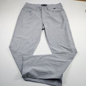 Travis Mathew Men's Open To Close 2.0 Straight Leg Pant Gray 32x32